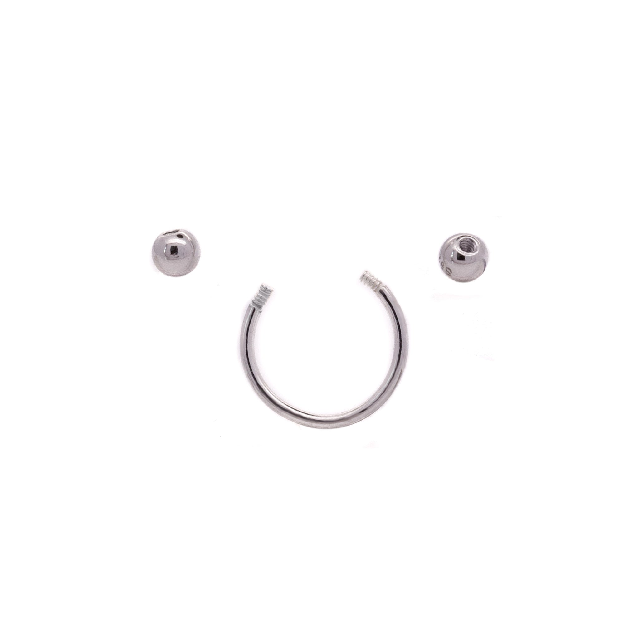 Embellished Sterling Silver Septum Ring | Sterling Silver Nose Ring – Rock  Your Nose Jewelry Inc.